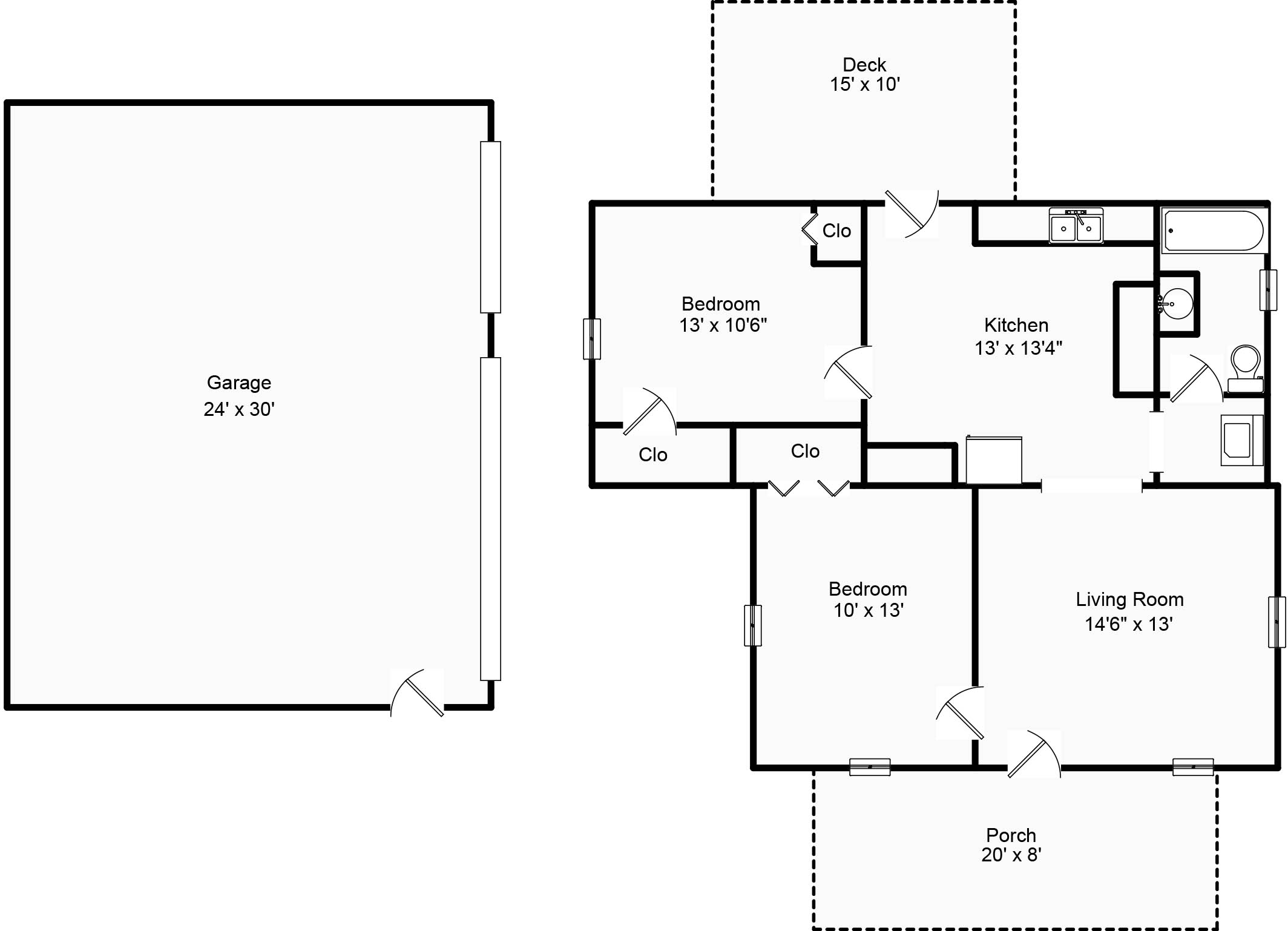 204 East B Street, LaPlace, IL Floorplan